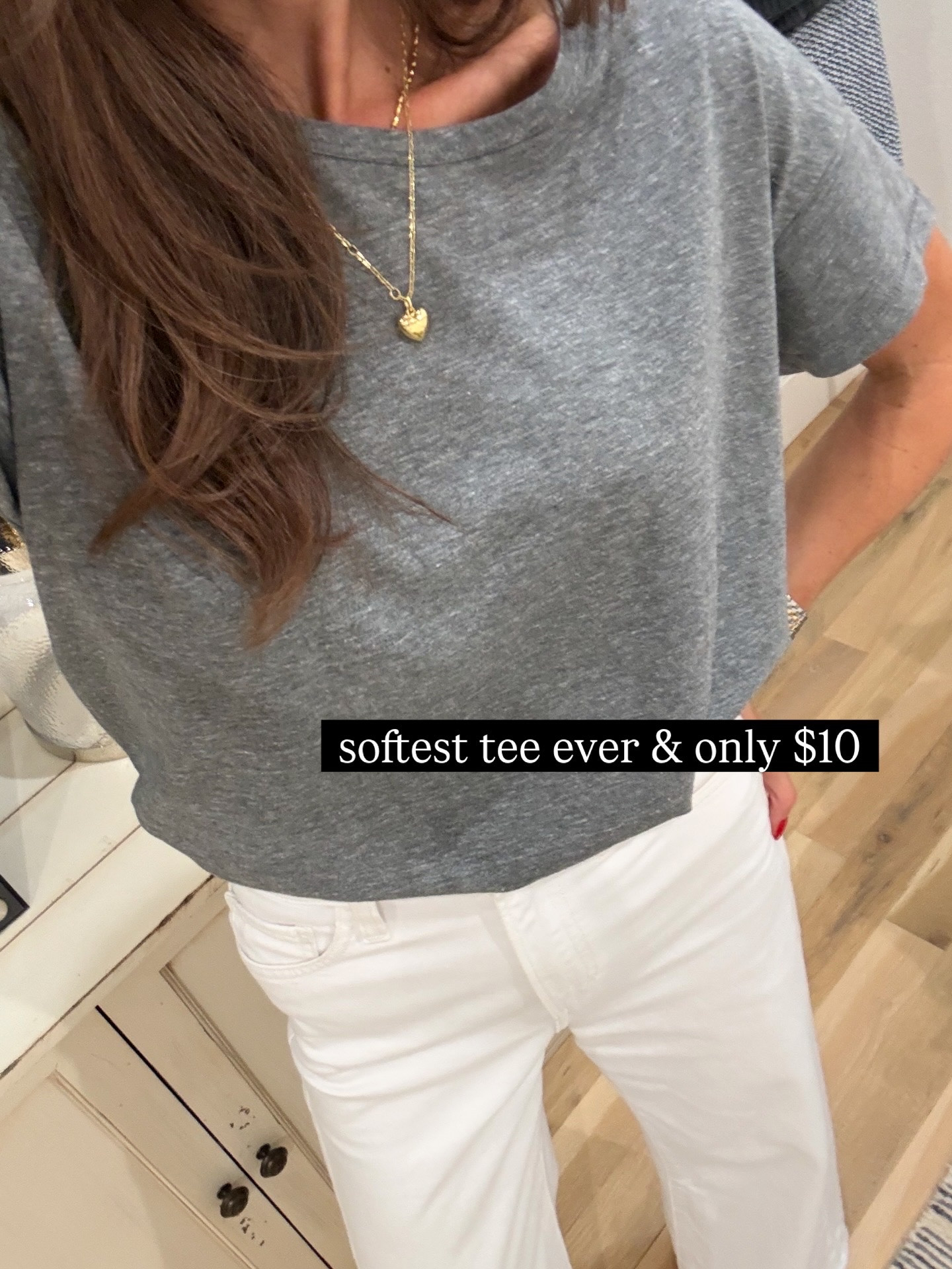 Spring target tee $10 I live white jeans 

#LTKspring #LTKhaul #LTKunboxing