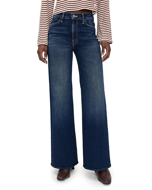 MOTHER Women's The Hustler Roller Sneak Jeans | Amazon (US)