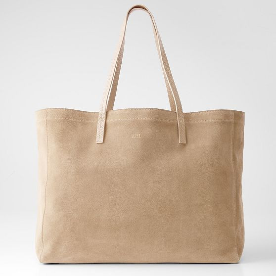 Soho Suede Tote, Sand | Mark and Graham