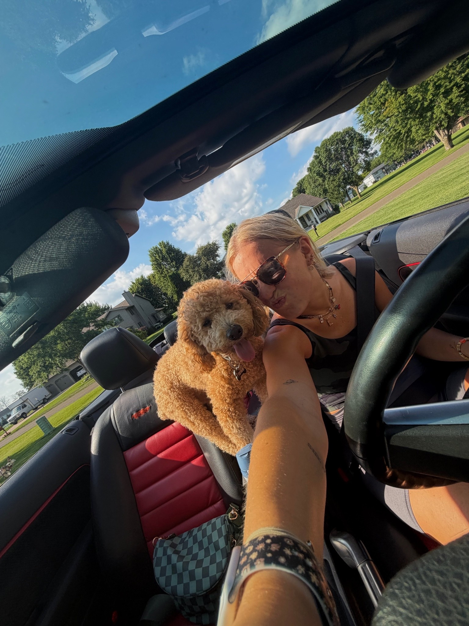 Cruisin with Frank the Tank– 07.07.26 🦮🏎️

Medium in camo Old Navy tank top
Small in @Target biker shorts — Wild Fable
9 in New Balance tennis shoes from @DSW   
🧦 socks are from @DSW too
🥤water bottle is from Walmart (under $15!!!)

#Amazonfashion #Amazontanktop #Targetfashion #WildFablebikershorts #workoutfit #NewBalanceshoes #runningshoes Amazon finds, Amazon deals, Amazon tank tops, 3 piece sets, Old Navy tank tops, Powersoft tank tops, camo tops, workout tanks, grey biker shorts, trending on Amazon, outfit of the day

#LTKdayinmylife #LTKfitnessgoals #LTKActive