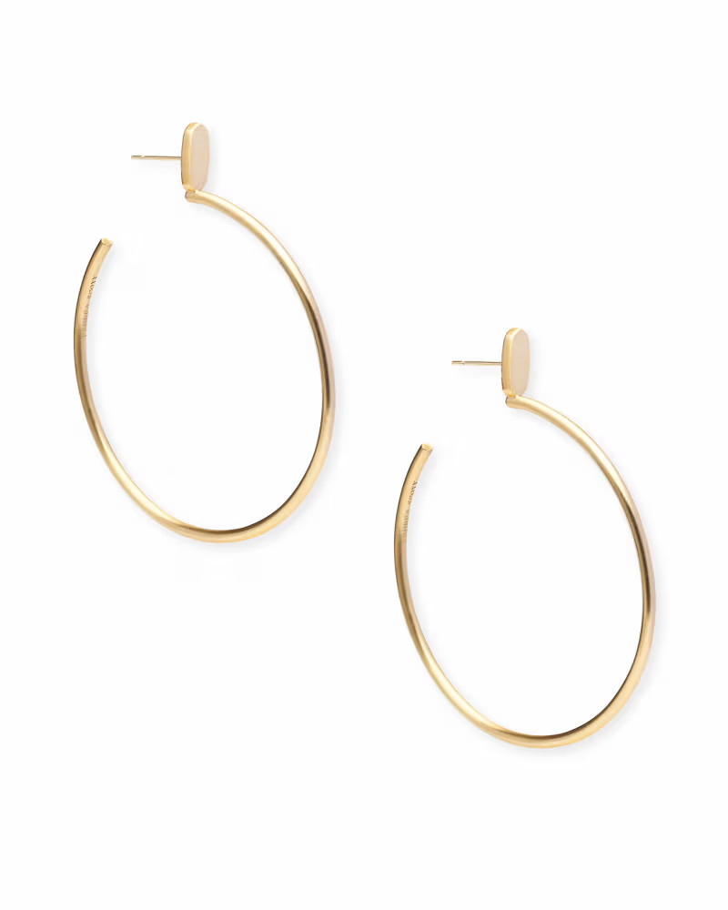 Pepper Hoop Earrings In Gold | Kendra Scott