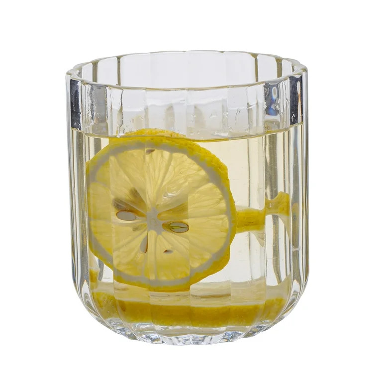 Better Homes & Gardens 12 Ounce Clear Fluted Tumbler Glass | Walmart (US)