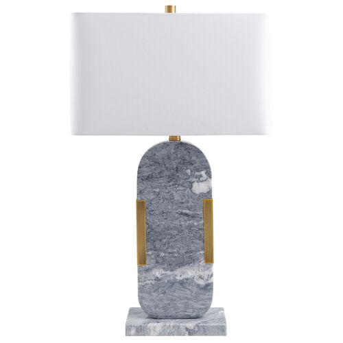 Pixie Marble Table Lamp - Gray/Gold | Desk Lamp, Bedside Lamp | One Kings Lane