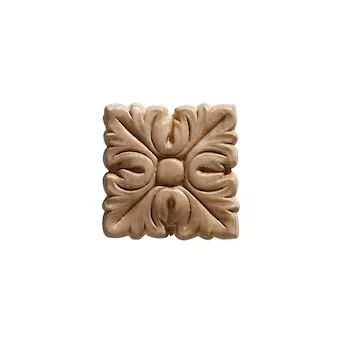 Ornamental Mouldings 2-in W x 2-in H Acanthus Unfinished Applique | Lowe's