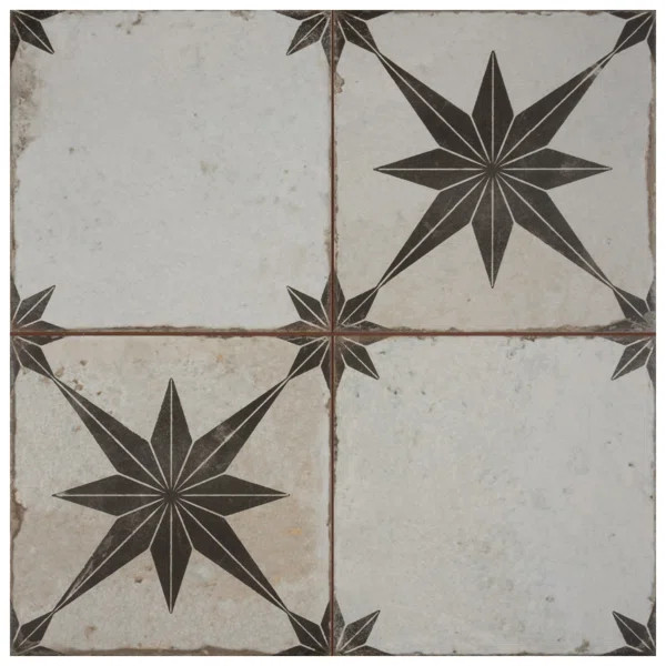 Royalty Ara Series 18" x 18" Ceramic Patterned Wall & Floor Tile | Wayfair Professional