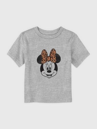 Toddler Minnie Leopard Bow Graphic Tee | Gap (US)