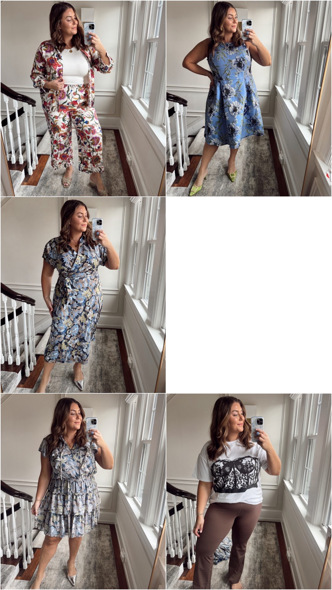 Shop my recent Macy’s order - wearing size 1X in button down & pants, 18 in dresses, 1X in brown flare yoga pants, 2X in t-shirt. Sharing standard sized pieces too! 

#LTKStyleTip #LTKSeasonal #LTKMidsize
