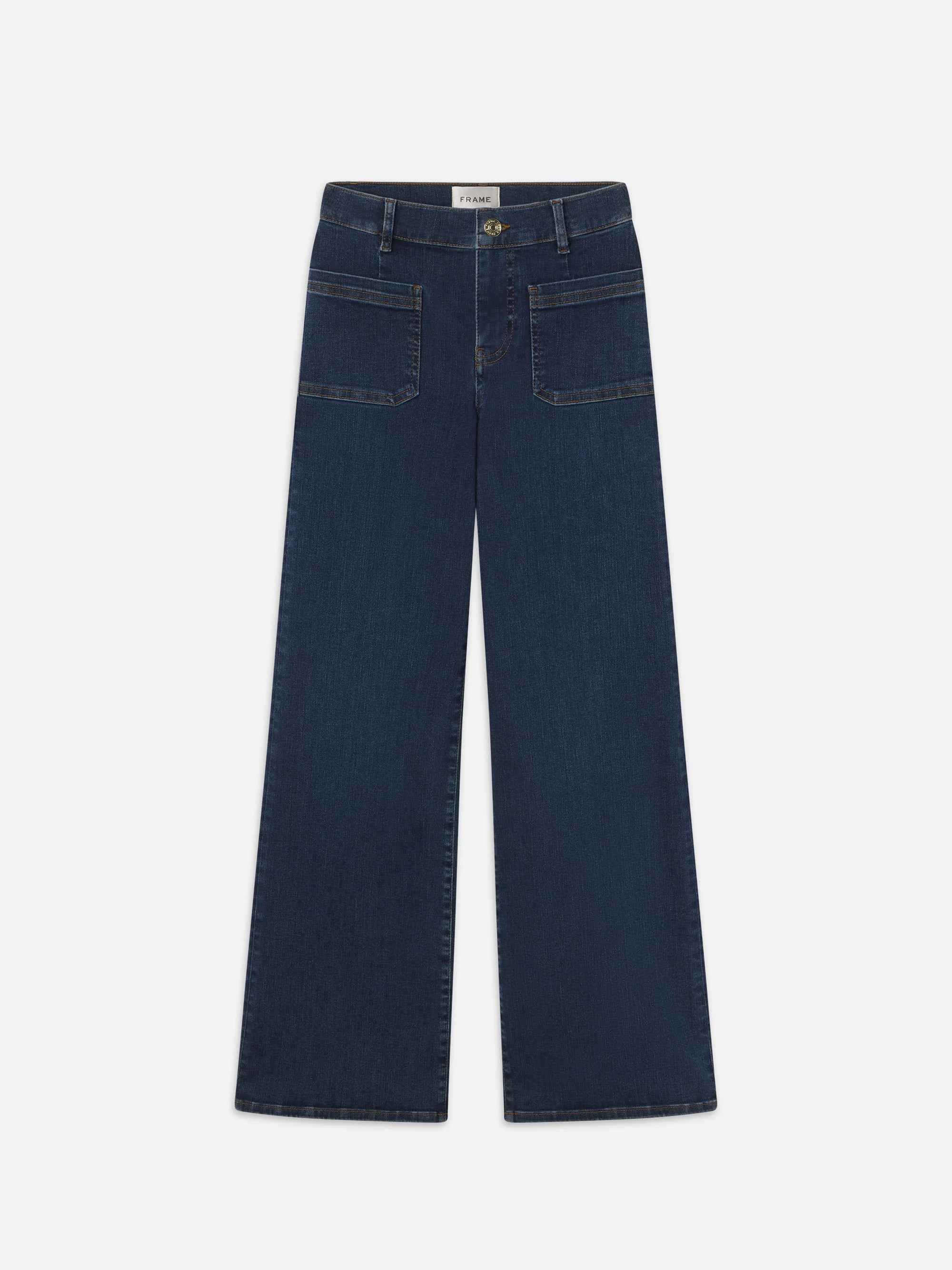 Le Slim Palazzo Bardot Pocket -- Cursive | Frame Denim