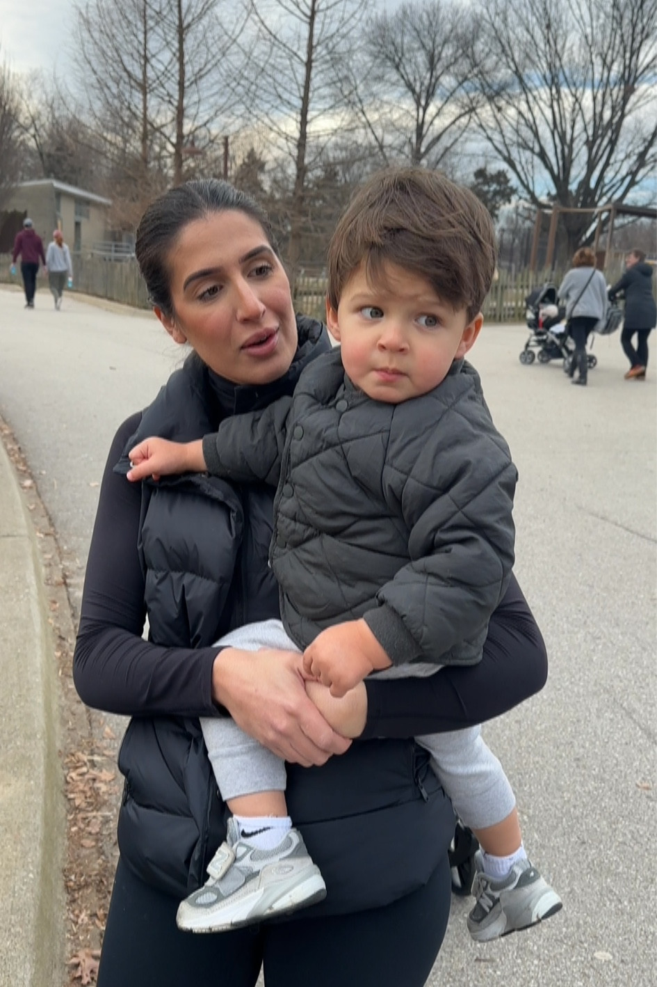 Athleisure outfit, toddler outfit, puffer vest, activewear outfit

#LTKkids #LTKfamily #LTKfitness