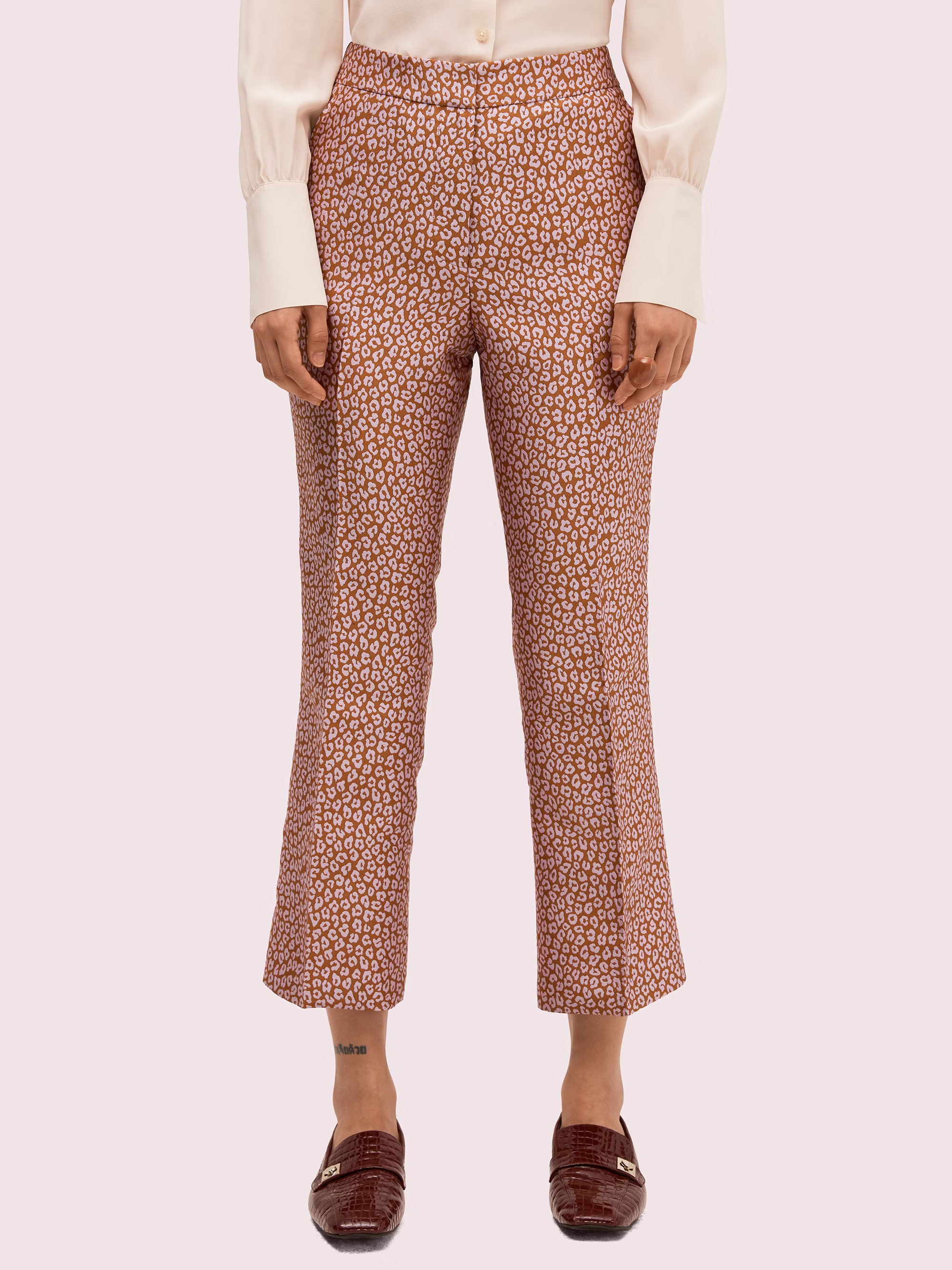 flora leopard jacquard pant | Kate Spade (US)