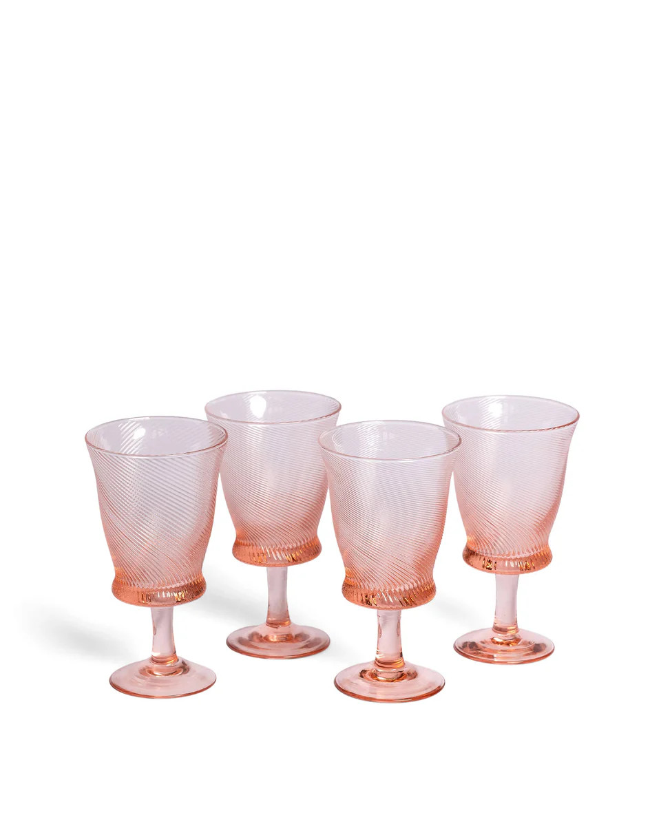Spiral Wine Glasses | Sharland England by Louise Roe | Sharland England