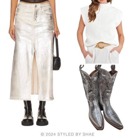Rodeo style Inspo 
Skirt is under $90
Boots are $$$ but linking similar 
Top is an amazon find and a great addition to any capsule wardrobe 


#LTKfindsunder50 #LTKstyletip #LTKsalealert