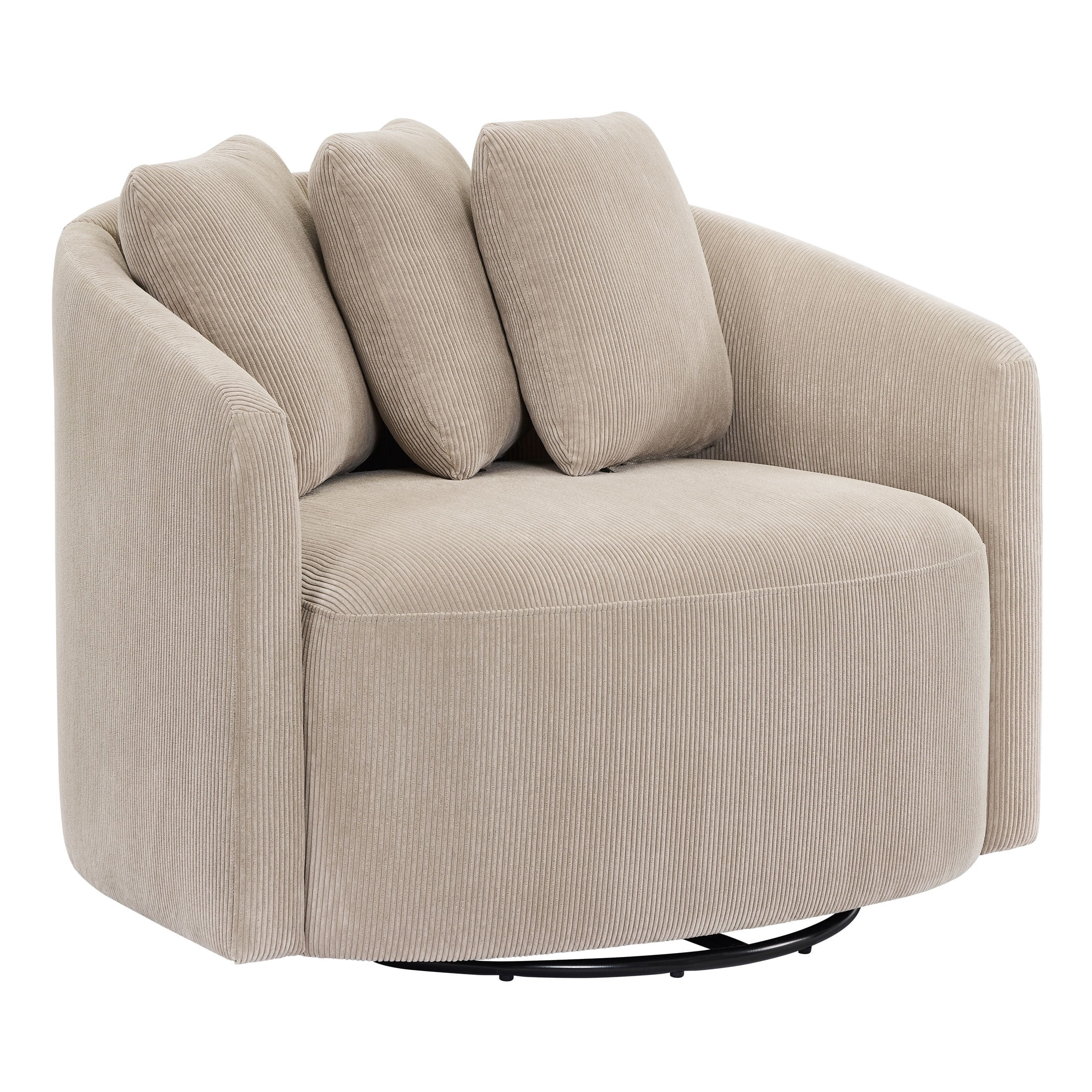 Beautiful Drew Chair by Drew Barrymore, Fawn Cord | Walmart (US)