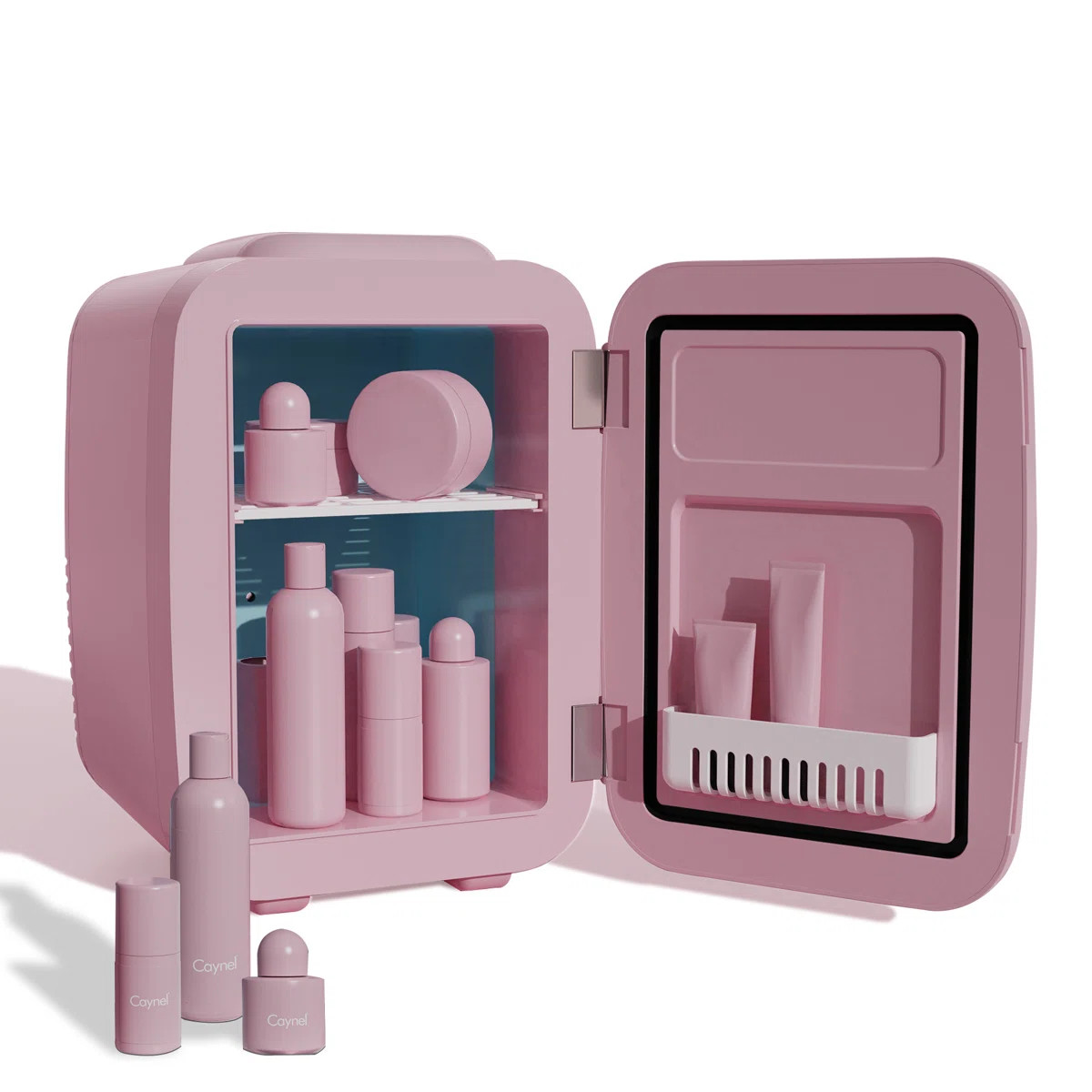 Mini Fridge Portable Travel Thermoelectric 4 Liter Cooler and Warmer for Skincare | Wayfair North America