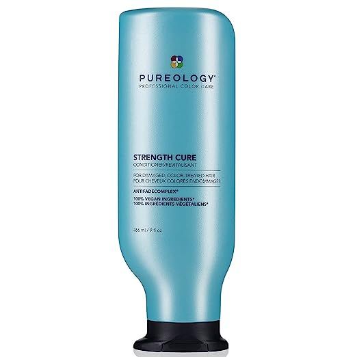Amazon.com: Pureology Strength Cure Strengthening Conditioner for Damaged & Color Treated Hair, 9... | Amazon (US)