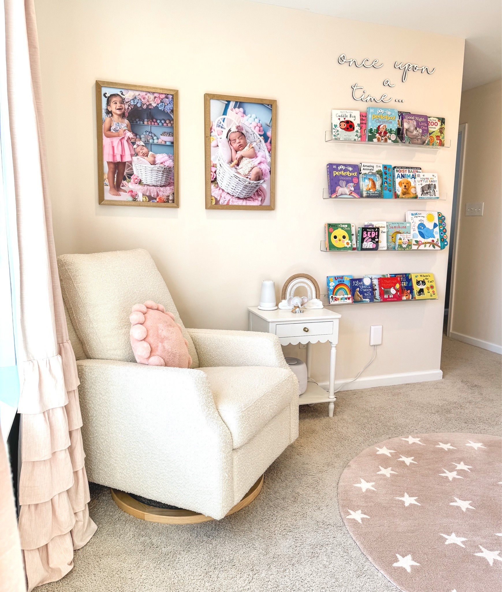 Our baby girls nursery 🌸

Nursery, baby girl, nursery furniture, nursery lighting, nursery chandelier, nursery crib, nursery room, nursery chair, nursery bookshelf, dresser, baby girl room, baby girl nursery, girl nursery rug, girl nursery decor, toddler girl room, nursery glider, baby glider, glider, faux plants, white mirror, wall mirror, dresser bedroom, nursery inspo, nursery ideas, home decor, nursery curtains, blackout curtains, round rug, round mirror, bedroom, nursery crib, crib mattress, nursery curtains, rocking chair, rocking chair nursery, nursery rocking chair, nursery dresser

#LTKBaby #LTKBump #LTKmomlife