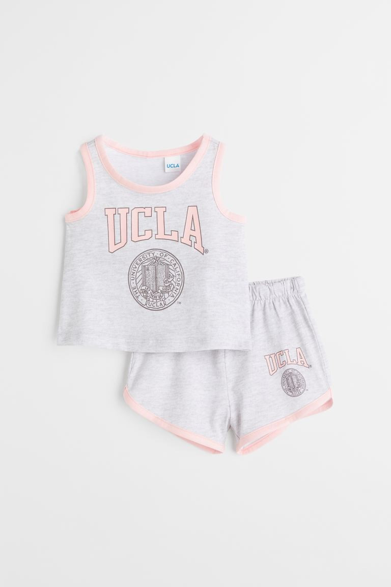 2-piece Printed Jersey Set | H&M (US + CA)