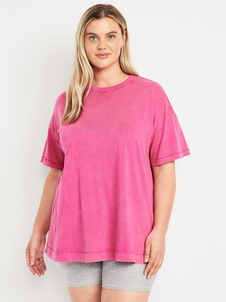 Oversized EveryWear Tunic T-Shirt | Old Navy (US)