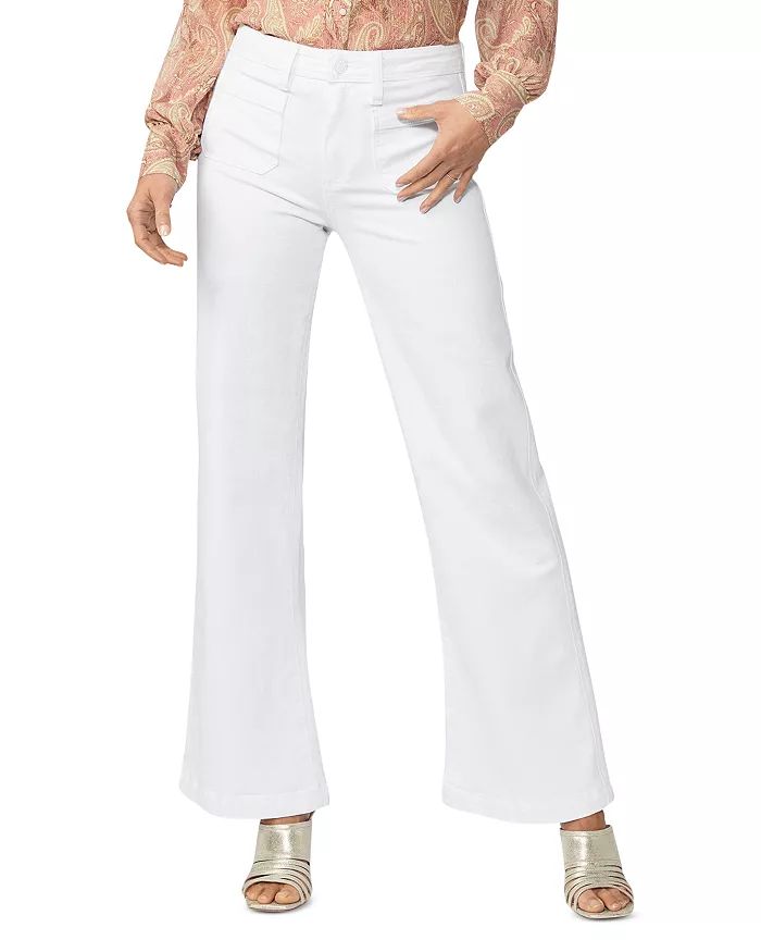 Leenah Wide Leg Trouser Jeans in Crisp White | Bloomingdale's (US)