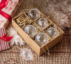 Clear Speckled Ornament Box - Set of 6 | Pottery Barn (US)