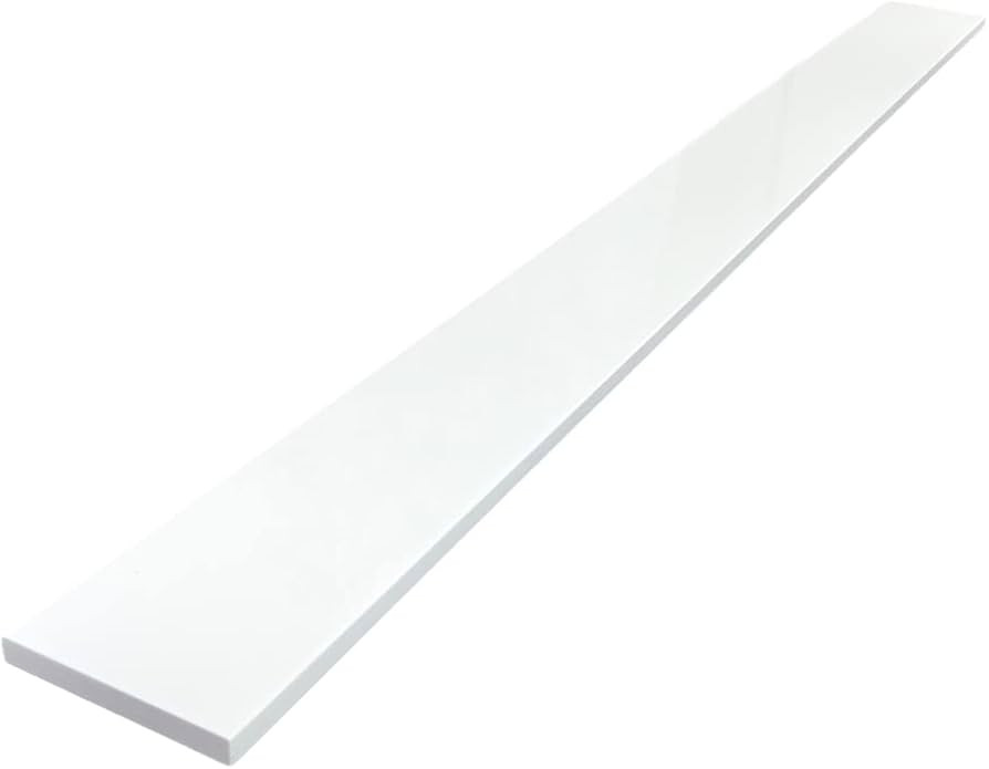 Custom White Marble Shower Curb Top, Backsplash & Windowsill | Amazon (US)
