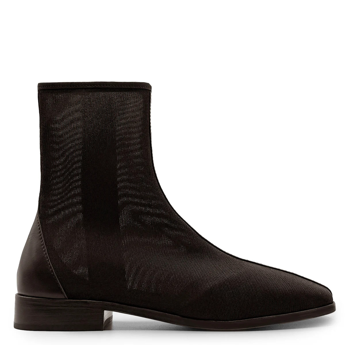 Aliza Mesh Flat Boot | DANIELLA SHEVEL, LLC