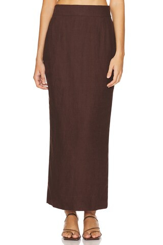 Posse Emma Pencil Skirt in Chocolate from Revolve.com | Revolve Clothing (Global)