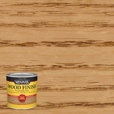 Minwax Oil-Based Golden Oak Semi-Transparent Interior Stain (Half-Pint) | Lowe's
