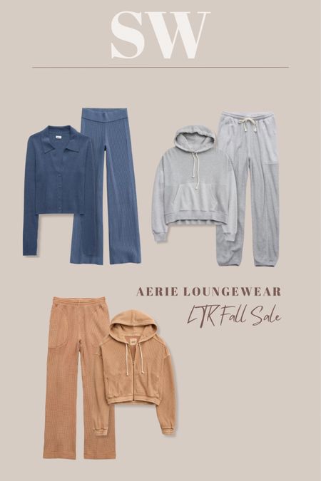I am loving these loungewear sets from Aerie! They are perfect for cozy days & also available in a variety of colors. Get 20% off sitewide during the LTK fall sale!!

#LTKfindsunder100 #LTKstyletip #LTKSale