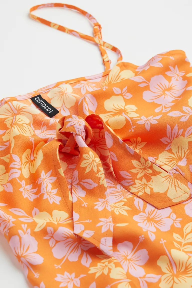 Tie-detail cut-out dress | H&M (US + CA)