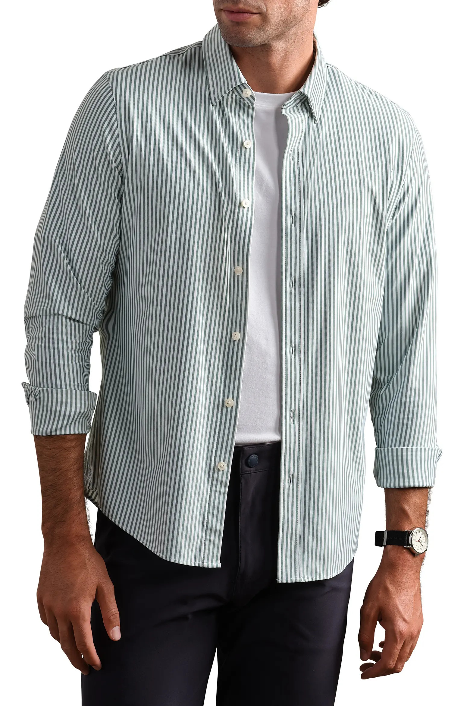 Rhone Commuter Slim Fit Button-Up Shirt (Men) | Nordstrom | Nordstrom
