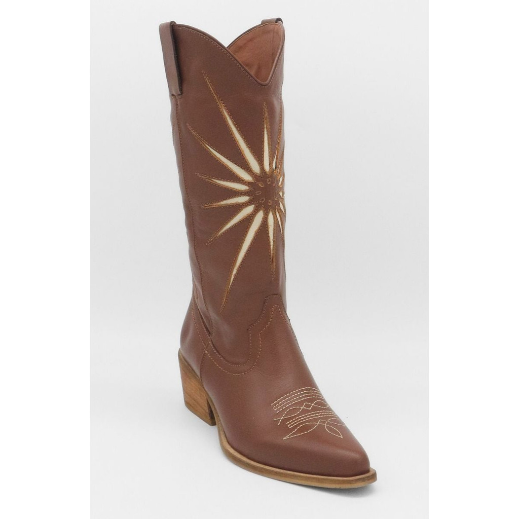STIVALI NEW YORK Moonrise Western Cowboy Boots in Brown at Nordstrom, Size 7 | Nordstrom