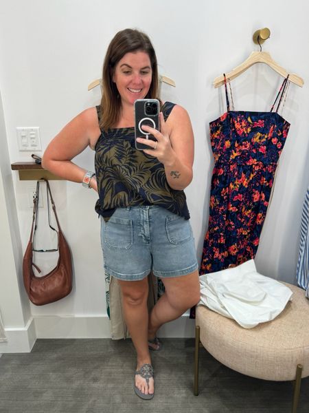This look may be my summer favorite! The tank is from Sanctuary and it runs TTS. The shorts are from Faherty and are probably the softest shorts I have put on! Both of these pieces are under $100! 

#LTKFindsUnder100 #LTKMidsize #LTKStyleTip