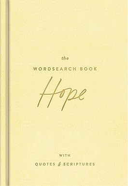 The Wordsearch Book: Hope with Quotes & Scriptures      Hardcover – March 18, 2025 | Amazon (US)