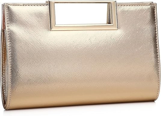 MUDUO Elegant Faux Leather Evening Handbag Crossbody Shoulder Bag with Detachable Strap Handbag f... | Amazon (CA)