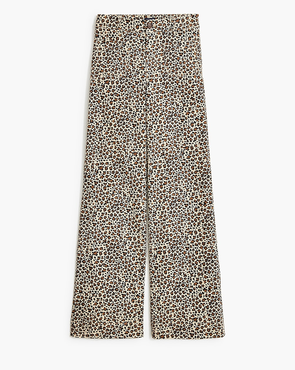 Petite Lizzie high-rise patch-pocket wide-leg pant | J.Crew Factory