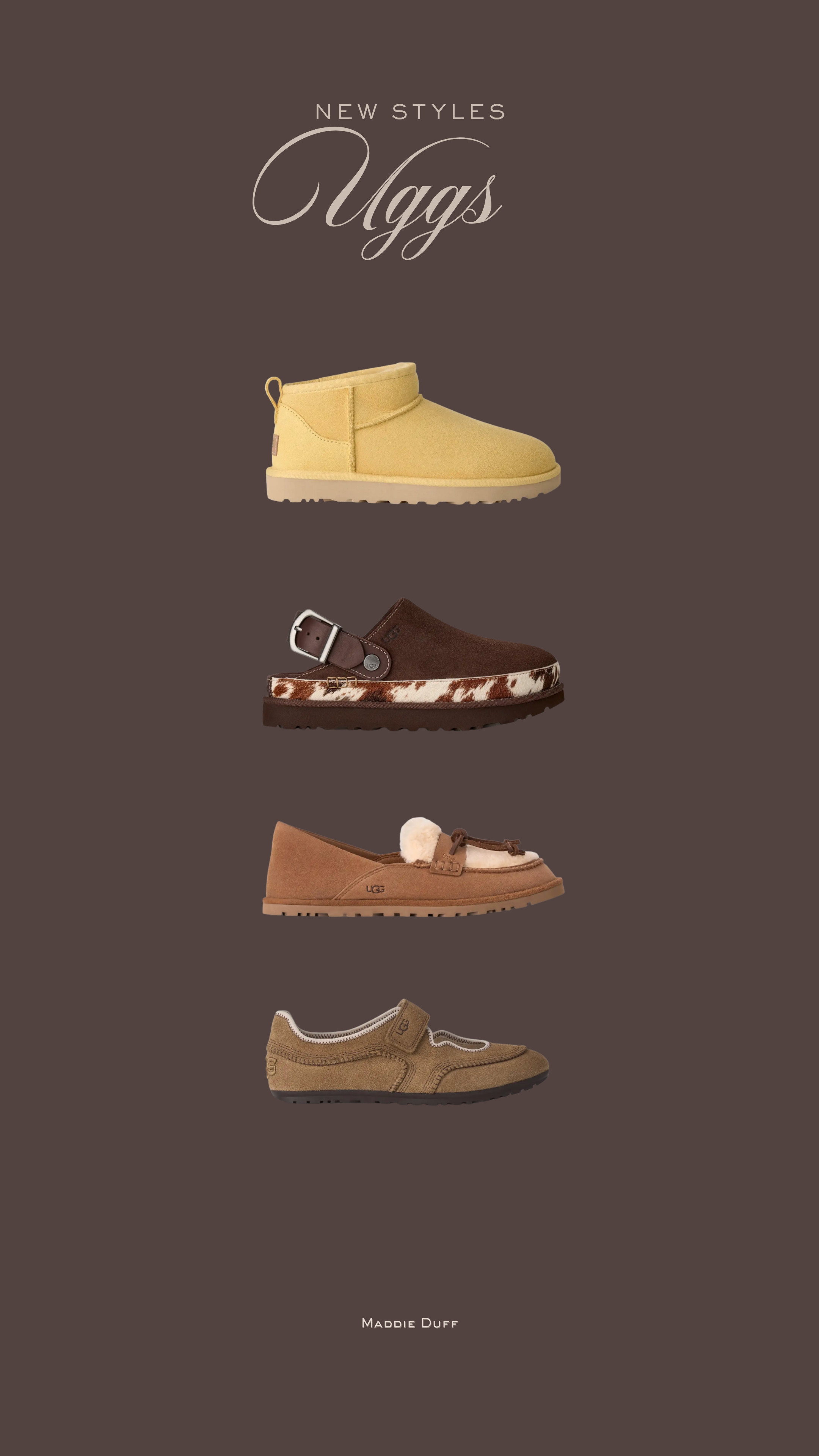New Uggs! Love the butter yellow!

uggs, new fall uggs, uggs for fall, fall shoes, fall trends 

 #LTKootd #LTKSeasonal