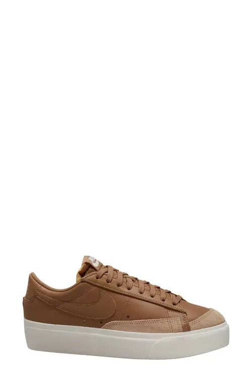 Nike Blazer Low Platform Sneaker in Driftwood/Driftwood/Hemp at Nordstrom, Size 6 | Nordstrom