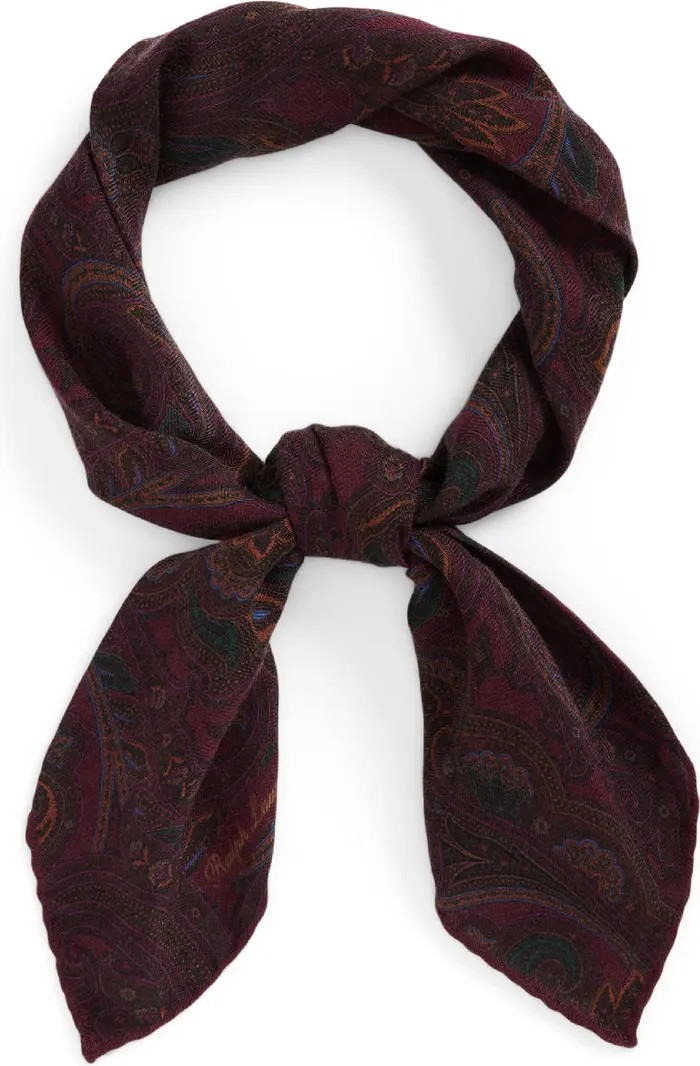 Paisley Cashmere & Silk Neckerchief | Nordstrom