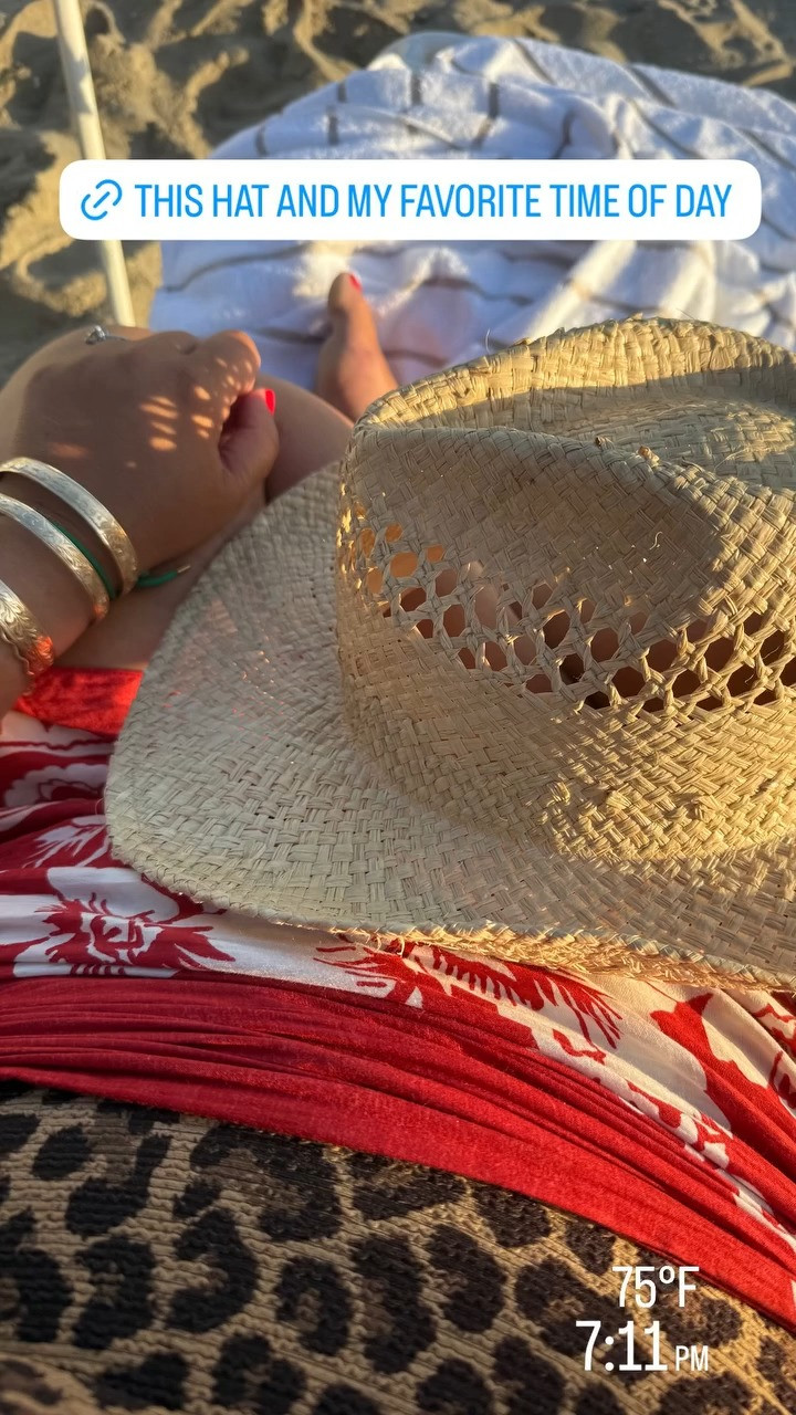 This hat and my favorite time of day 

 
