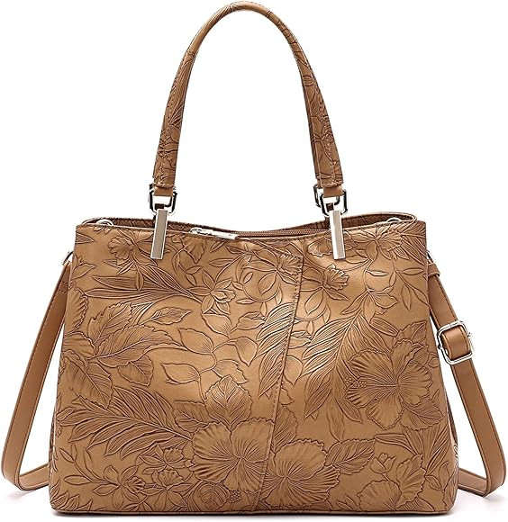 Hobo Bags for Women Large PU Leather Purses and Handbags Shoulder Bags Ladies Crossbody Bags Top Han | Amazon (US)