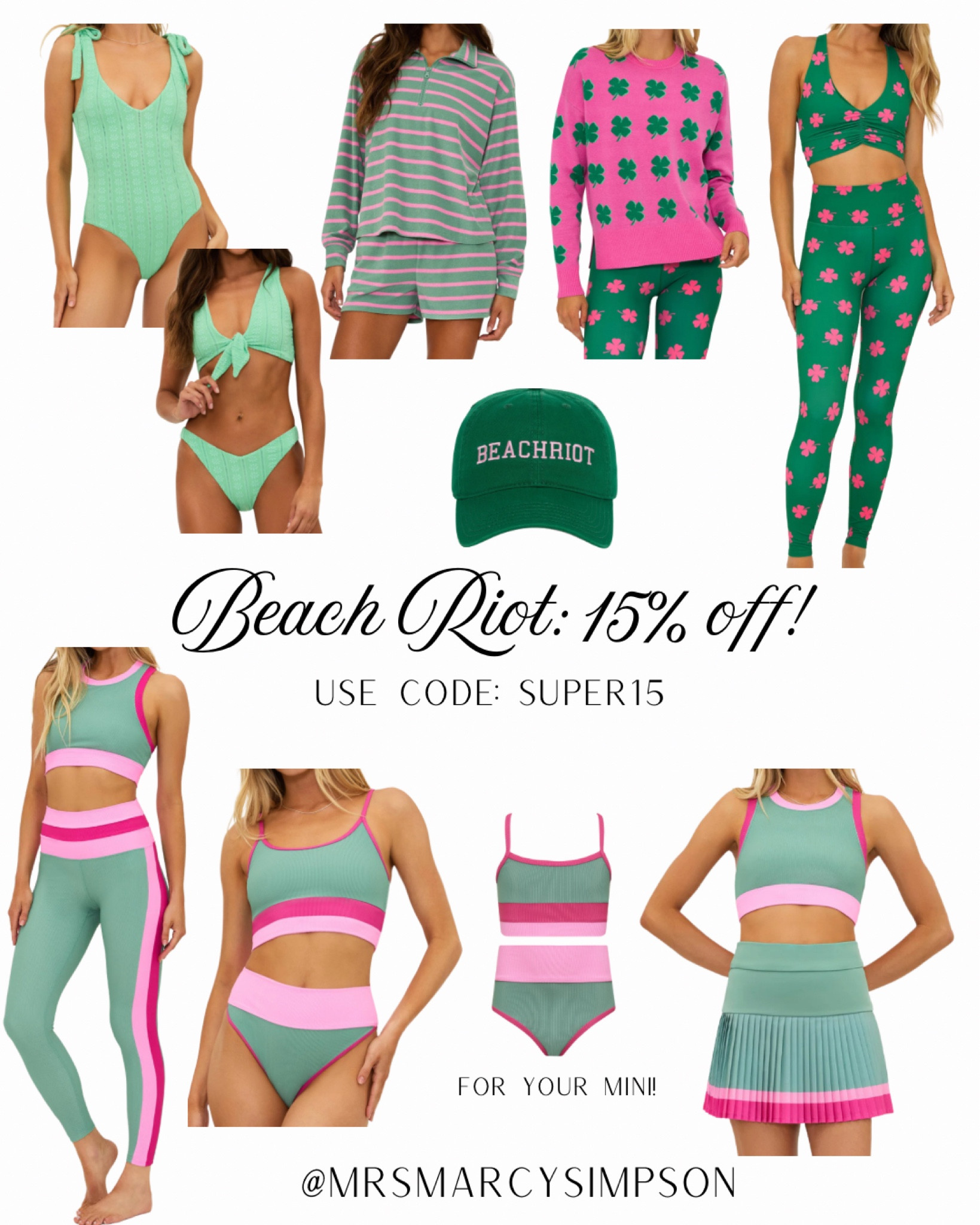Beach Riot 15% off!!
Including NEW ARRIVALS and SALE!!
Use code SUPER15 at checkout! 🛍️