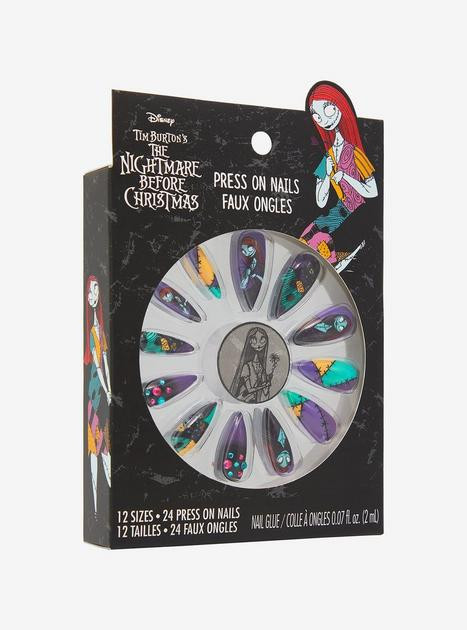 The Nightmare Before Christmas Sally Faux Nail Set | Hot Topic