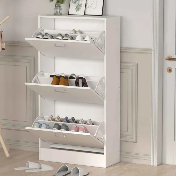 18 Pairs Shoe Storage Cabinet | Wayfair North America