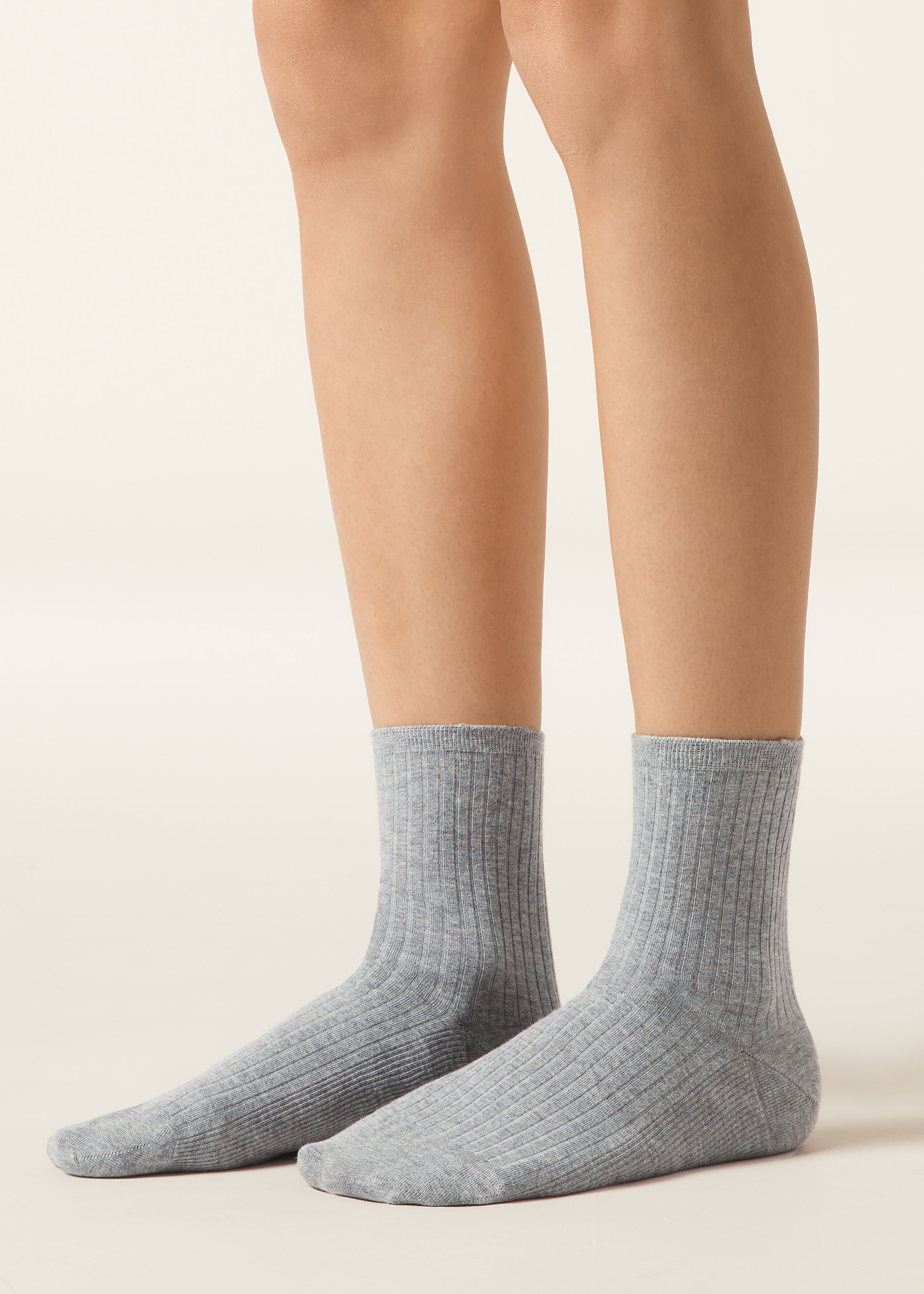 Ribbed Short Socks | Calzedonia US