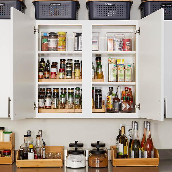 Glass Canisters with Matte Black Lids | The Container Store