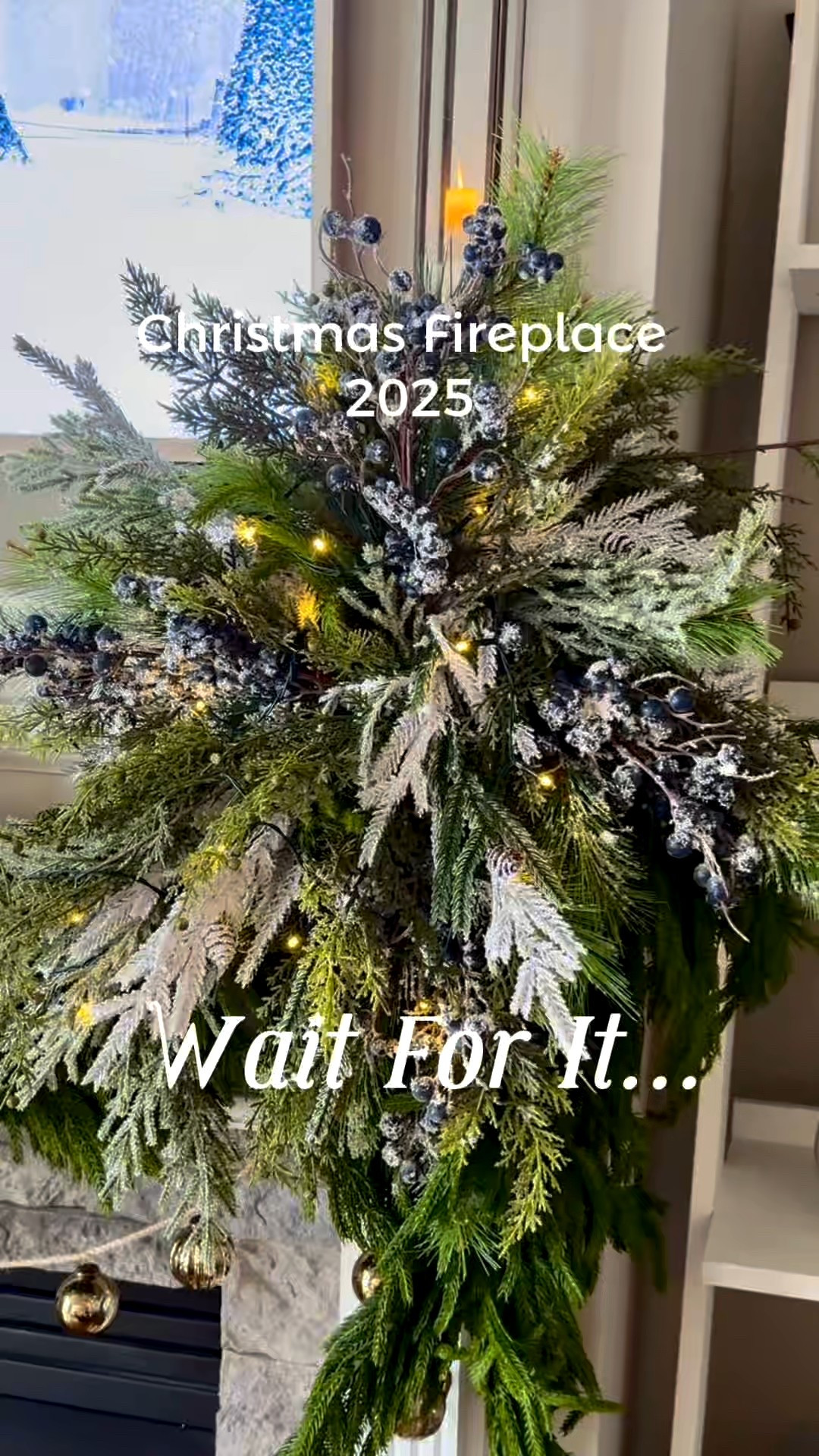 My Christmas fireplace mantel for 2025 is complete! I love how it turned out!💙

#LTKHoliday #LTKSeasonal #LTKHome