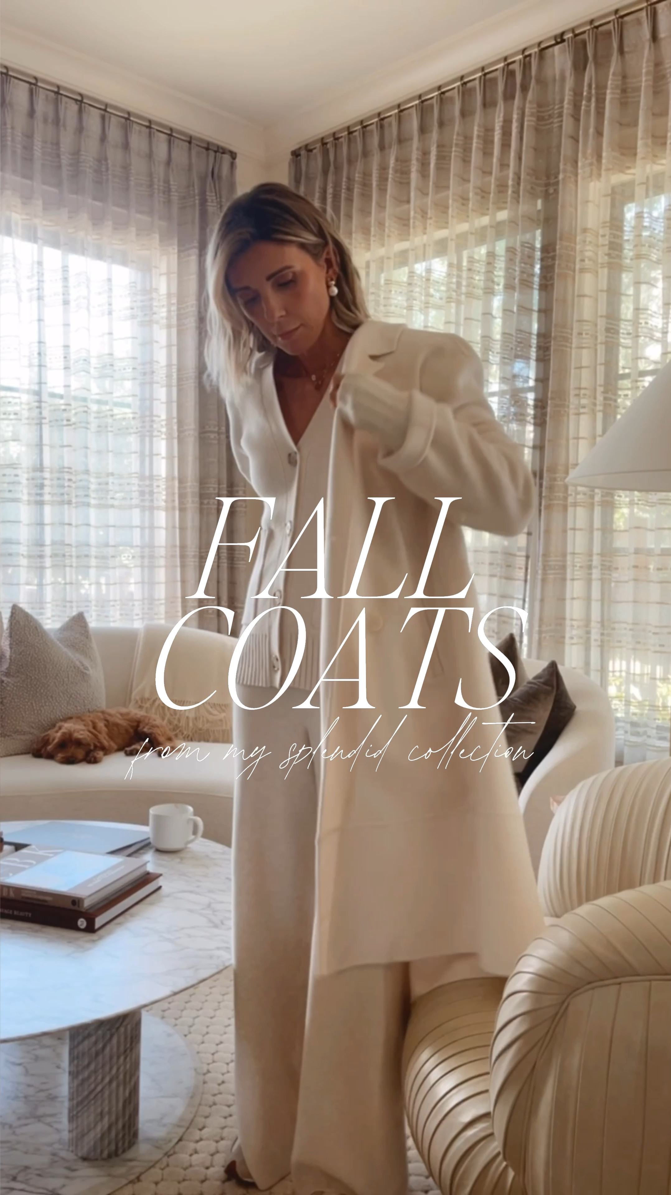 Fall coats that are stylish and soft and cozy. Wearing size smalll