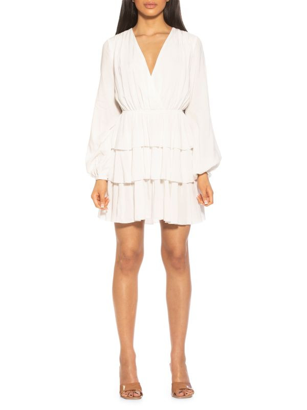 Rosie Ruffle Tiered Mini Dress | Saks Fifth Avenue OFF 5TH