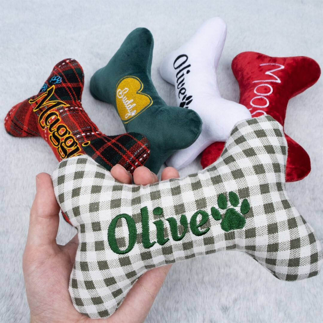 Personalized Dog Toy With Name Embroidered Pet Toy for Puppy - Etsy | Etsy (US)